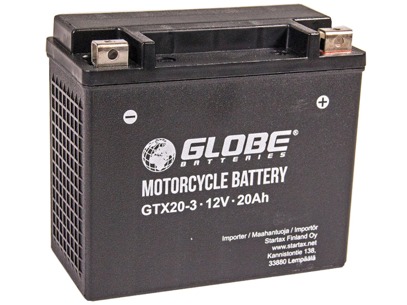 GLOBE GEL 12V 20AH 175X87X154 -/+ 310A (EN)