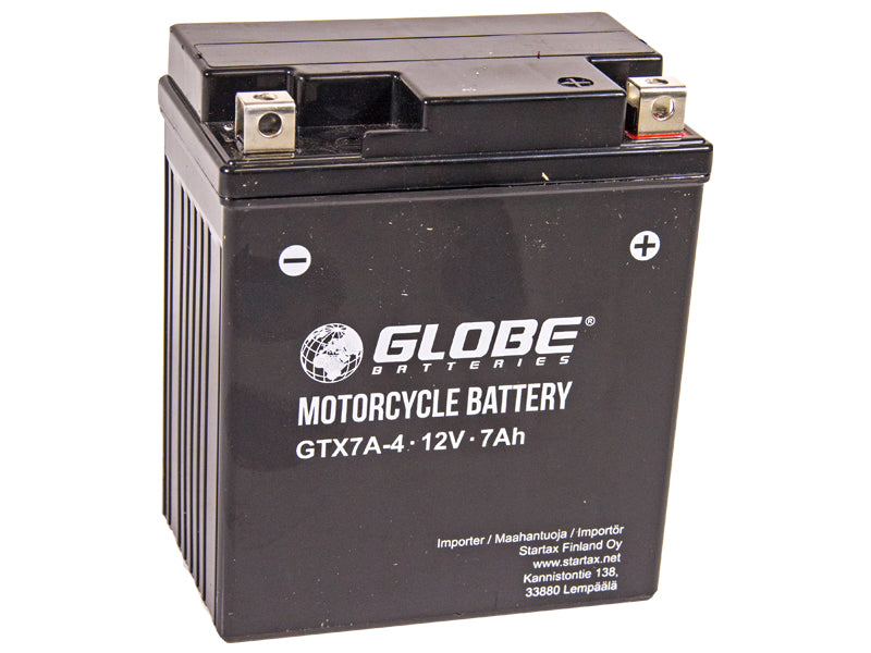 GLOBE GEL 12V 7AH 113X69X130 -/+ 120A (EN)