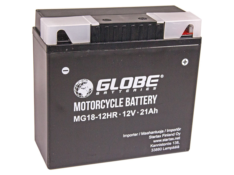 GLOBE GEL 12V 21AH 183X79X171 -/+ 310A (EN)