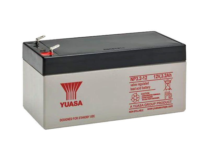 YUASA 12V NP AGM VRLA 3,2 AH 134X67X64 -/+