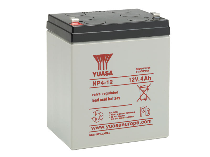 YUASA 12V NP AGM VRLA 4 AH 90X70X(101)106 +/-