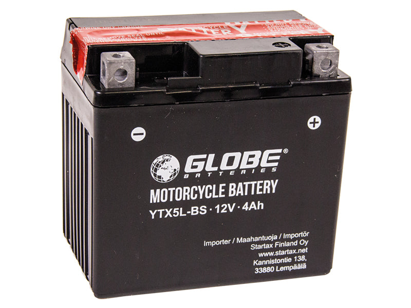 GLOBE AGM 12V 4AH 114X70X106 -/+ 65A (EN)