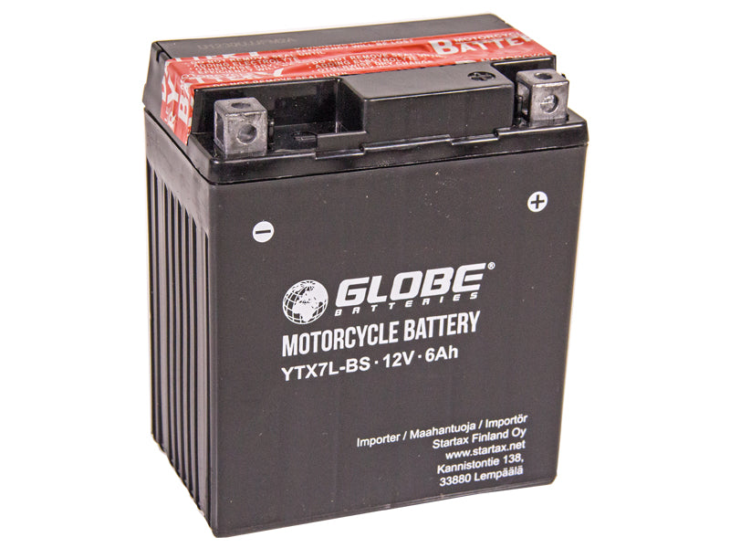 GLOBE AGM 12V 6AH 114X70X130 -/+ 75A (EN)