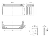 VICTRON 12V/165AH AGM AKKU