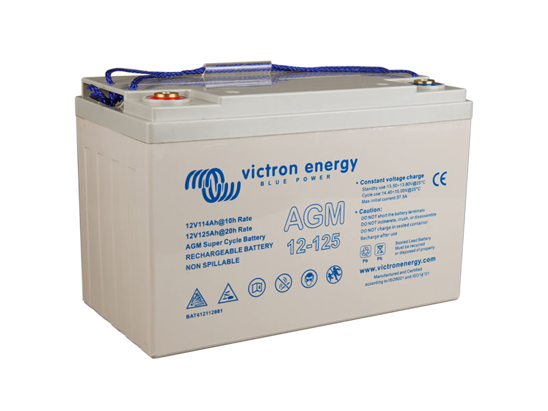 VICTRON AGM AKKU 12V/125AH (M8)