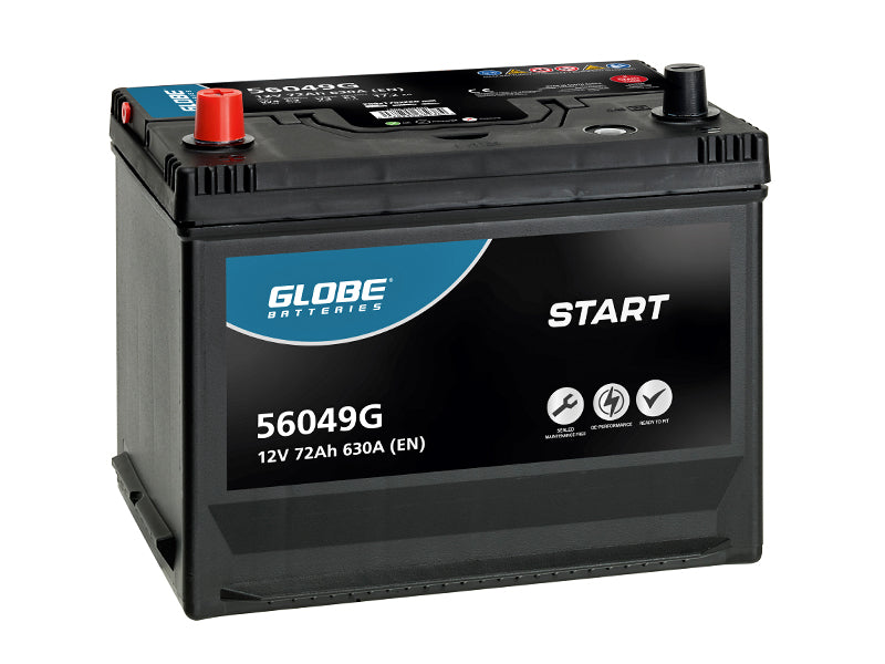 GLOBE START SMF 72AH 269X175X220 +/- 630A EN