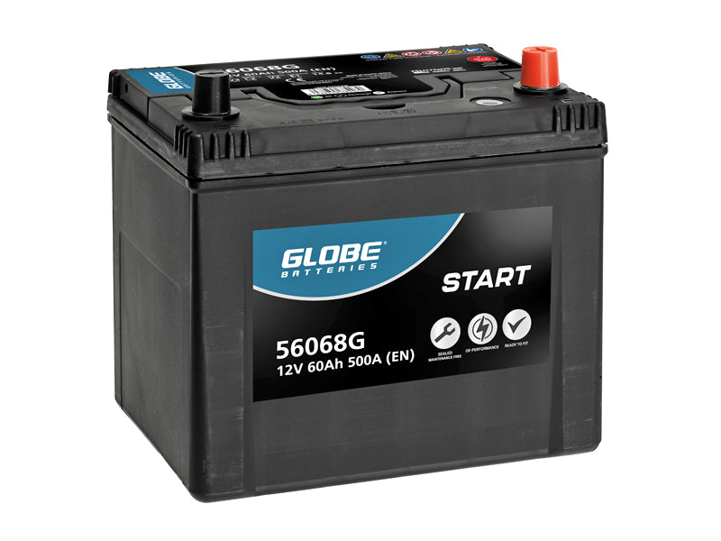 GLOBE START SMF 60AH 231X173X225 -/+ 500A EN