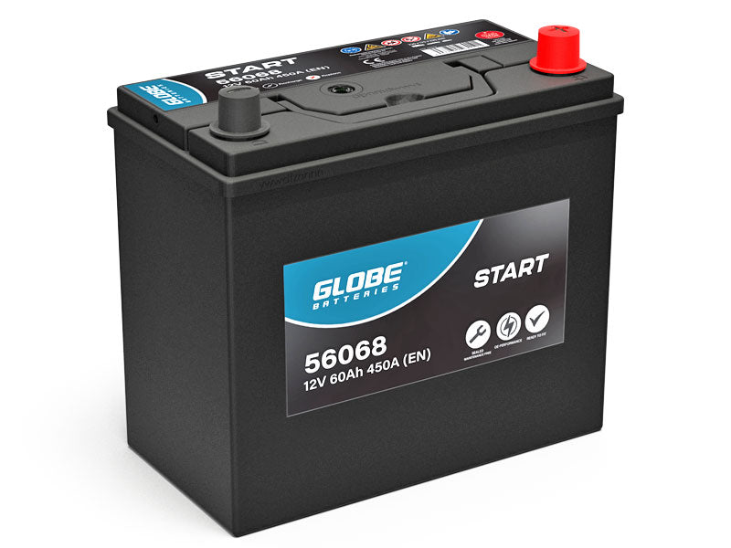 GLOBE SMF 60AH 230X170X225 -/+ 450A EN