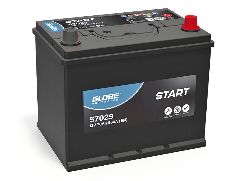 GLOBE SMF 70AH 260X170X220 -/+ 560A EN
