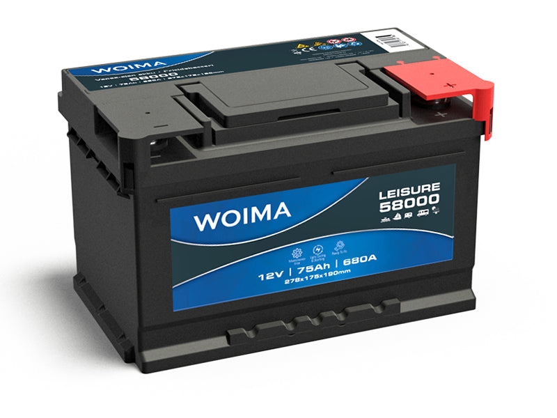 WOIMA VAPAA-AJAN AKKU 75AH 278X175X190 -/+ 680A EN