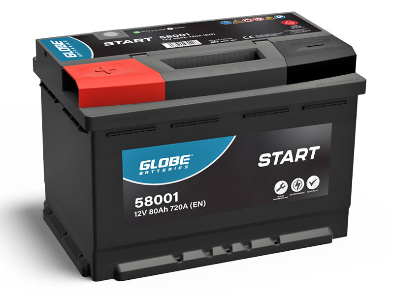 GLOBE SMF 80AH 278X175X190 +/- 720A EN