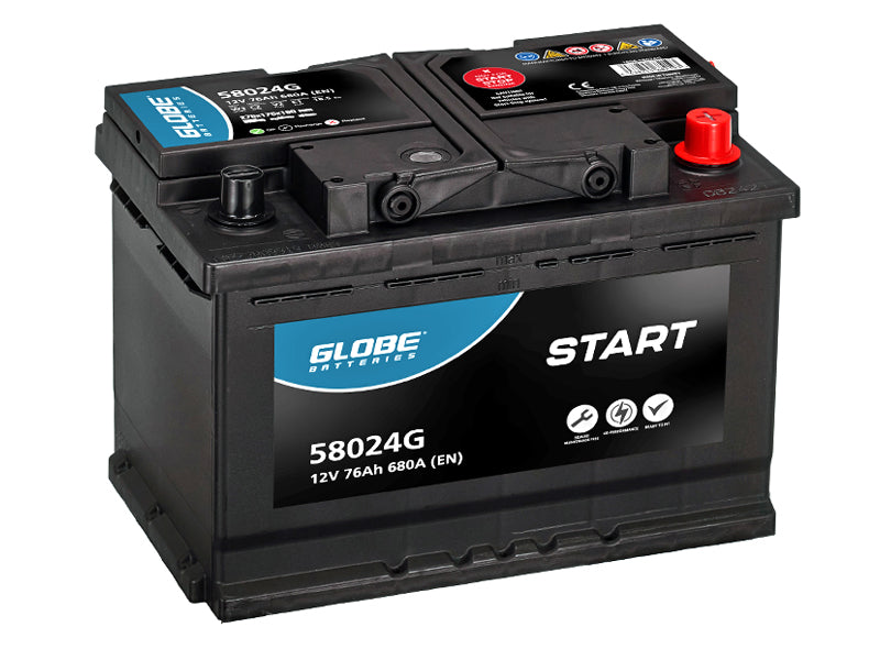 GLOBE START SMF 76AH 278X175X190 -/+  680A EN