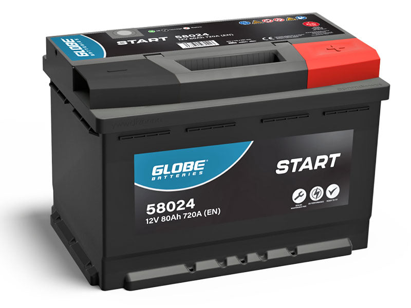GLOBE SMF 80AH 278X175X190 -/+ 720A EN