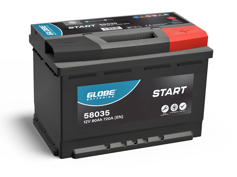 GLOBE SMF 80AH 315X175X175 -/+ 720A EN