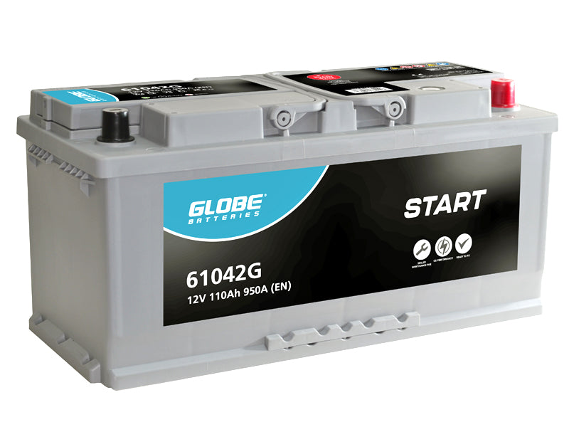 GLOBE START SMF 110AH 393X175X190 -/+ 950A EN