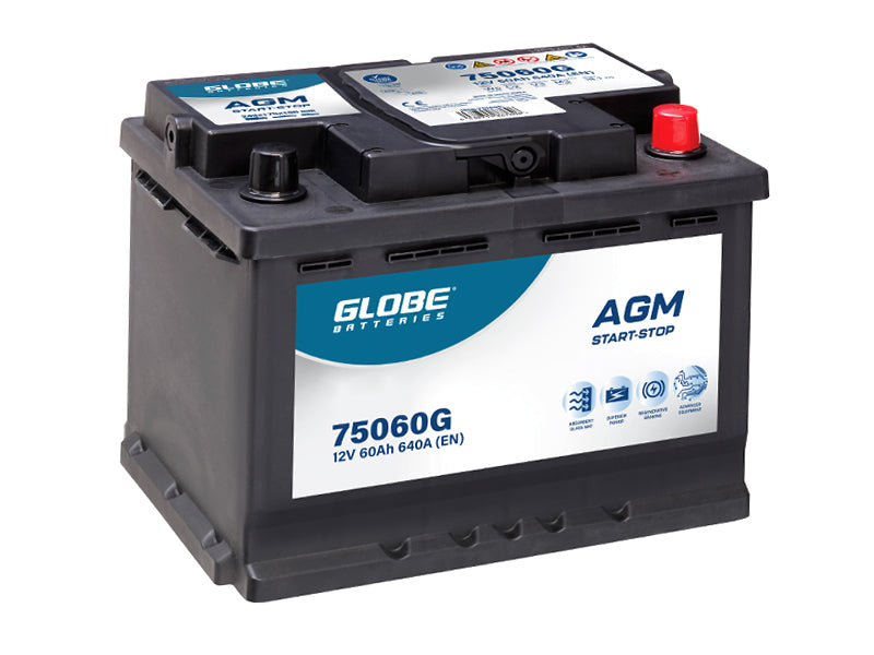 GLOBE AGM 60AH 243X175X190 -/+ 640A EN