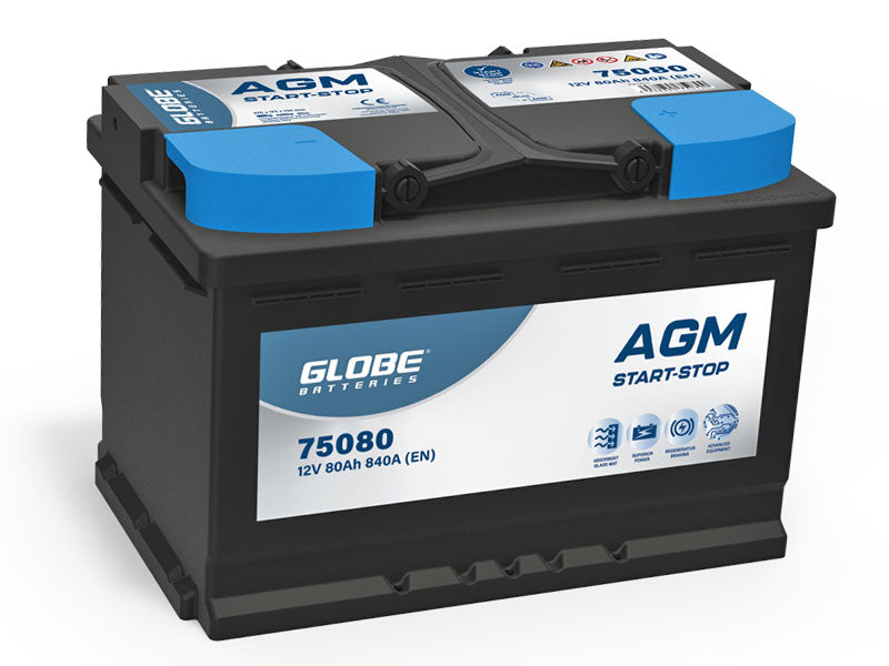 GLOBE START-STOP AGM 80AH 315X175X190 -/+ 840A EN