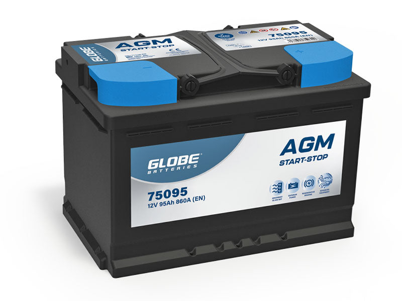GLOBE START-STOP AGM 95AH 353X175X190 -/+ 860A EN