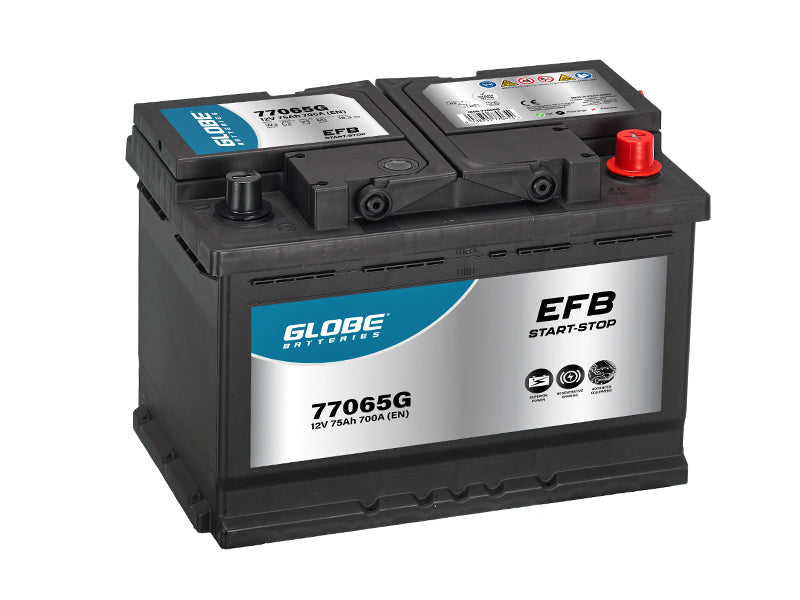 GLOBE EFB 75AH 278X175X190 -/+ 700A EN