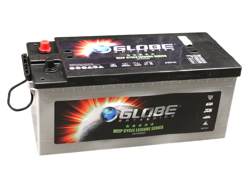 GLOBE AGM SOLAR 180AH 513X223X223 +/-