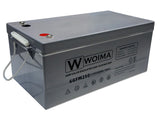 WOIMA 12V AGM VRLA 250AH 520X269X220 -/+