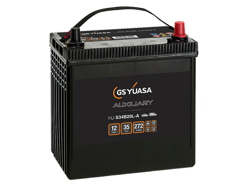 YUASA AUXILIARY VRLA 35 AH 197X129X227 272A EN -/+