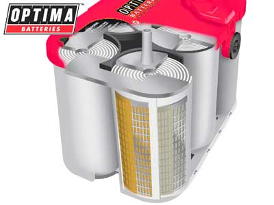 OPTIMA RED TOP 8004-250  50AH +/-