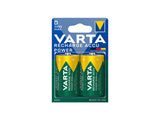VARTA, RECHARGEABLE, ACCU R2U D 3000MAH 2 KPL