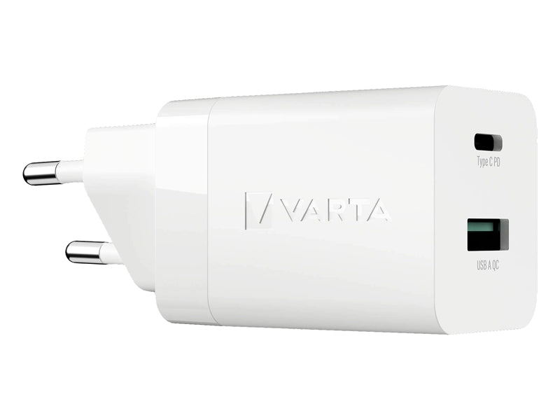 VARTA,SEINÄLATURI 38W USB C JA USB A