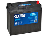 EB456 EXIDE EXCELL 45AH 237X127X227 -/+ 330A