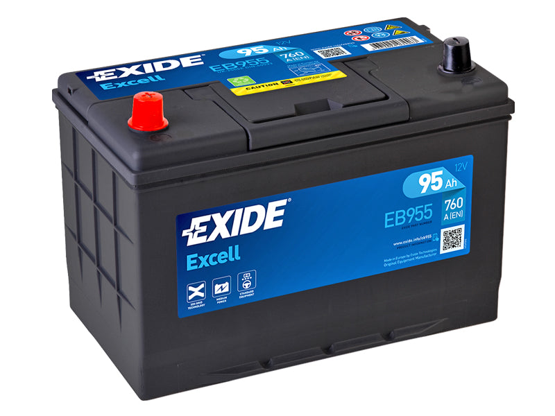 EB955 EXIDE EXCELL 95AH 306X173X222 +/- 760A