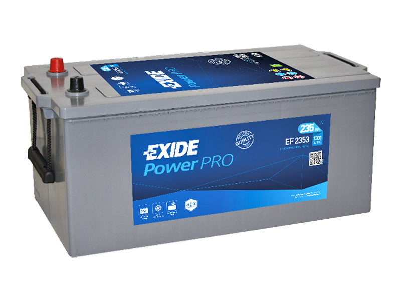 EF2353 EXIDE POWERPRO 235AH 518X274X240 +/-1300A
