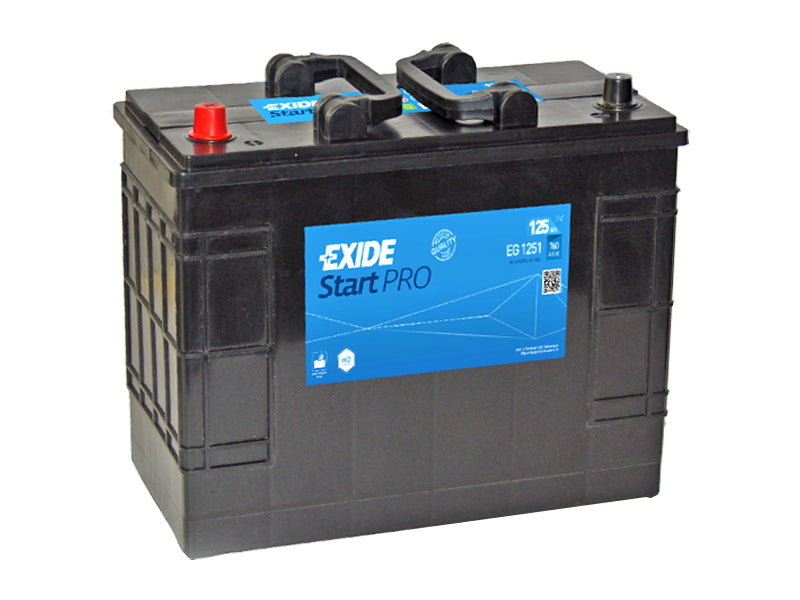 EG1251 EXIDE STARTPRO 125AH 349X175X285 +/- 760A
