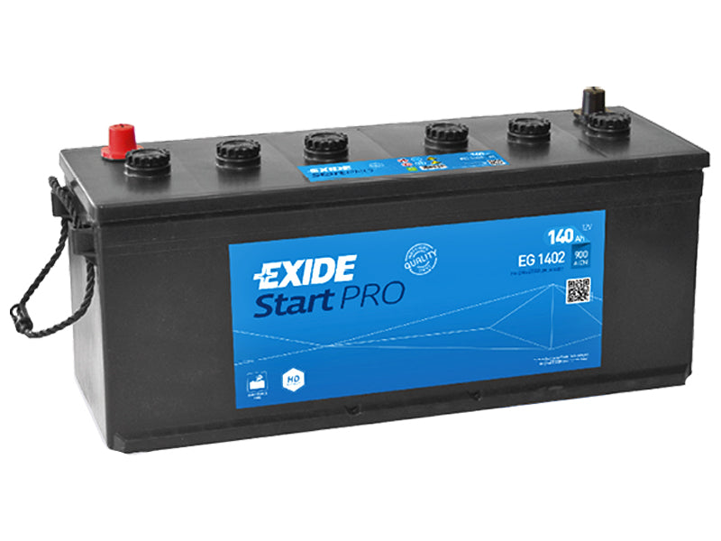EG1402 EXIDE STARTPRO 140AH 508X175X205 -/+ 900A