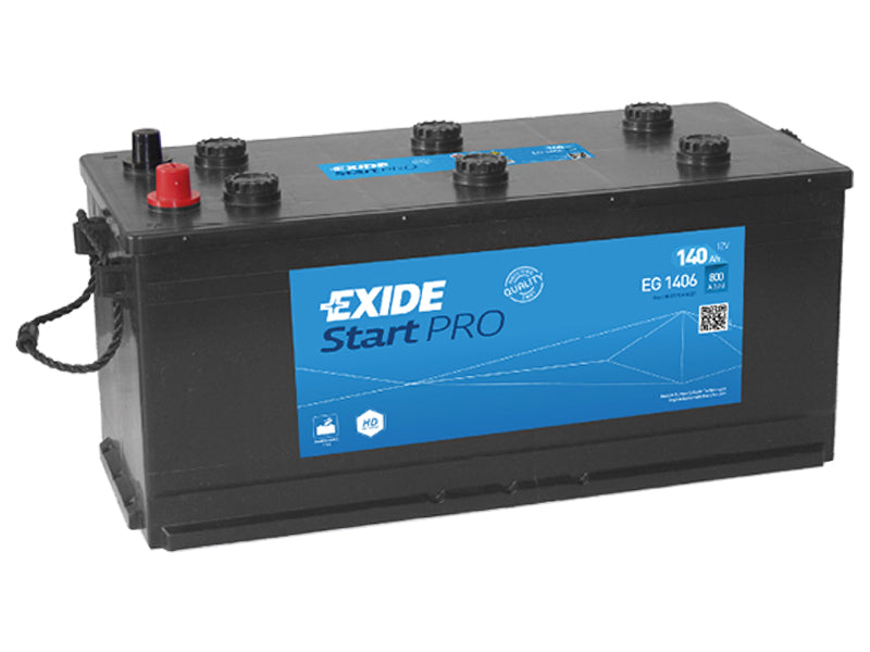 EG1406 EXIDE STARTPRO 140AH 510X175X225 -/+ 800A