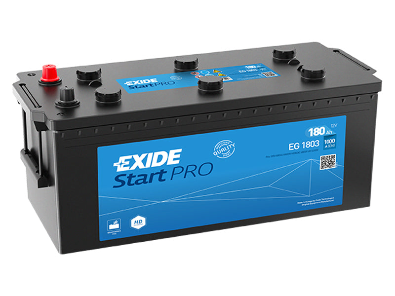 EG1803 EXIDE STARTPRO 180AH 513X223X223 +/- 1000A