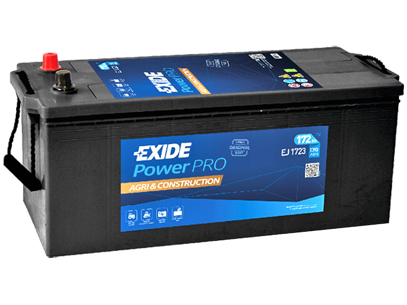 EJ1723 EXIDE POWERPRO AGRI 172AH 513X223X223 +/- 1390A