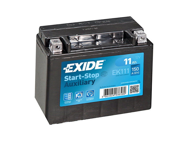 EXIDE START-STOP AUXILIARY 11AH 150X90X130 +/- 150A