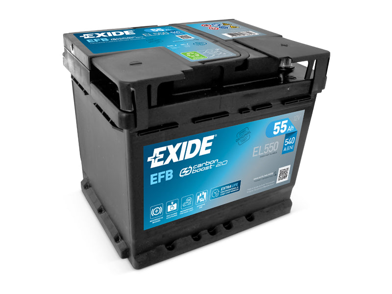EL550 EXIDE EFB 55AH 207X175X190 -/+ 540A