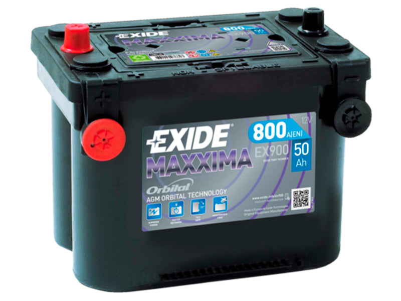 EX900 EXIDE MAXXIMA 50AH 260X173X206 +/- 800A