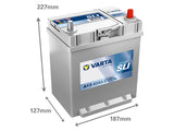 VARTA DYNAMIC SLI 40AH 330A 187X127X207MM -/+