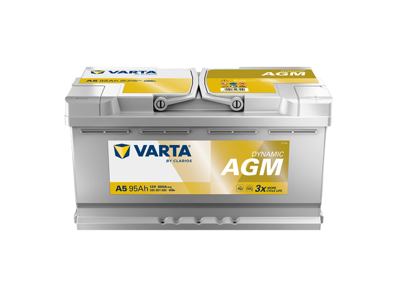 VARTA DYNAMIC AGM 95AH 850A 353X175X190MM -/+