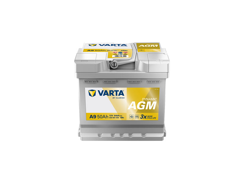 VARTA DYNAMIC AGM 50AH 540A 207X175X190MM -/+