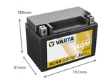 VARTA DYNAMIC AUX 9AH 130A 151X87X106MM +/-
