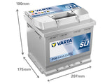 VARTA DYNAMIC SLI 54AH 530A 207X175X190MM -/+