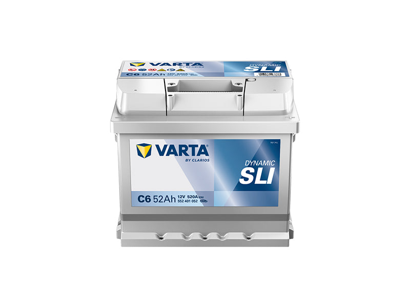VARTA DYNAMIC SLI 52AH 520A 207X175X175MM -/+