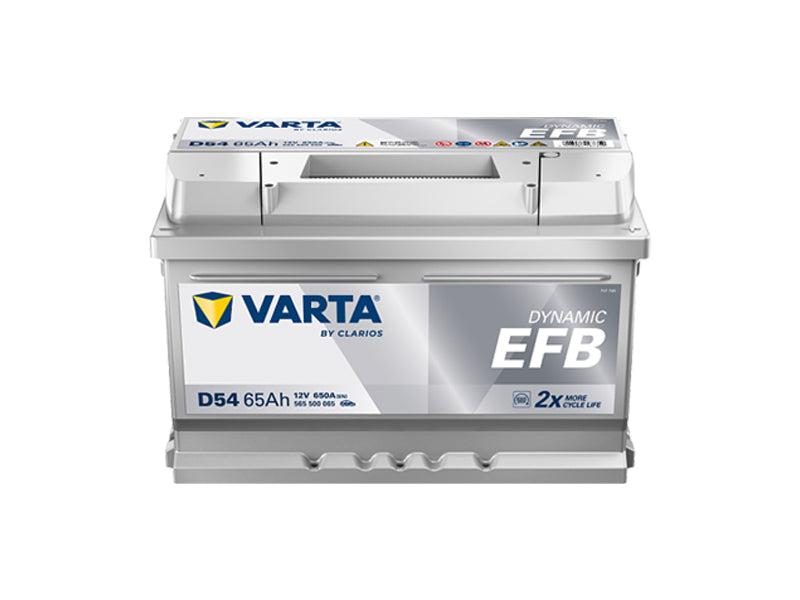 VARTA DYNAMIC EFB 65AH 650A 278X175X175MM -/+