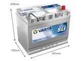 VARTA DYNAMIC SLI 70AH 630A 261X175X220MM -/+