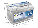 VARTA DYNAMIC SLI 74AH 750A 278X175X175MM -/+