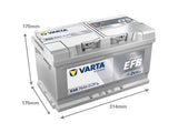 VARTA DYNAMIC EFB 75AH 730A 315X175X175MM -/+